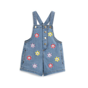Daisy crazy baby girl overall shorts 2