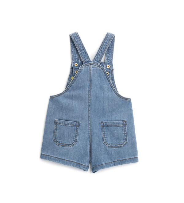 Daisy crazy baby girl overall shorts 2 – Image 2
