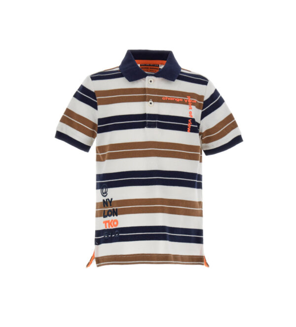 Desert shade boy piquet polo shirt 2 – Image 5