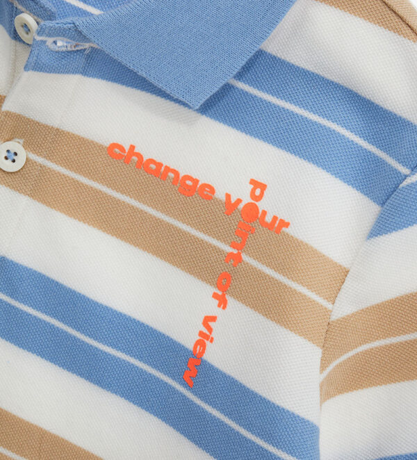Desert shade boy piquet polo shirt 2 – Image 4