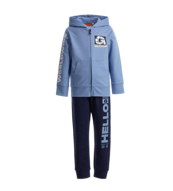 Desert shade boy cotton fleece tracksuit – Image 7