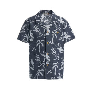 Ethno Beach  Boy Linen-Cotton Shirt