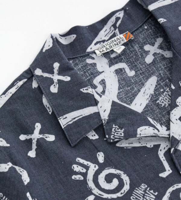 Ethno beach  boy linen-cotton shirt 2 – Image 4