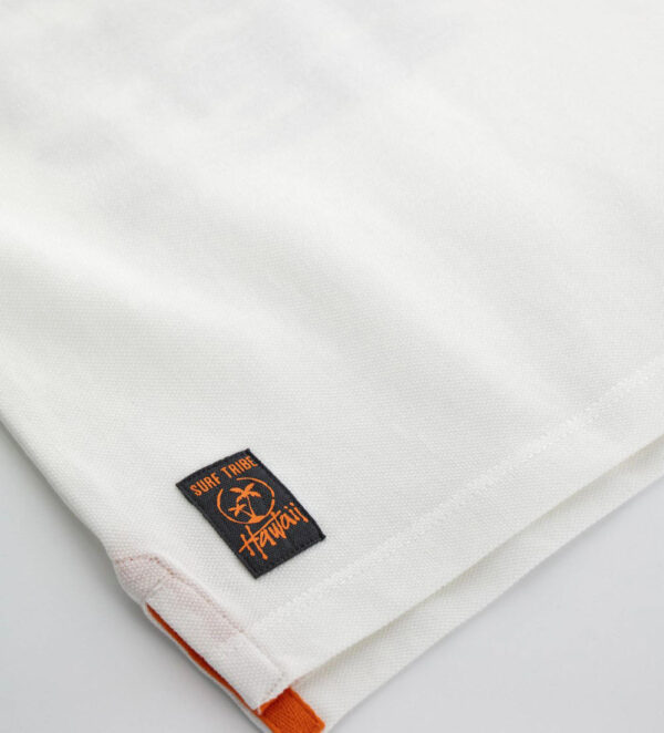 Ethno beach  boy short sleeve polo shirt – Image 4