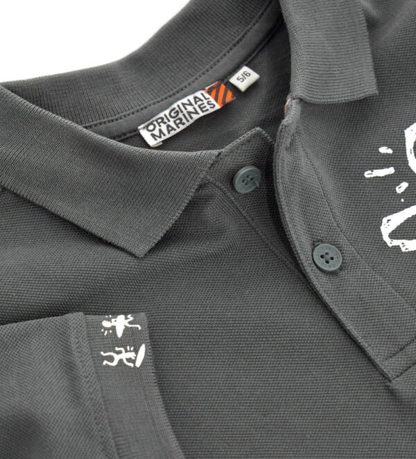 Ethno beach  boy short sleeve polo shirt – Image 10