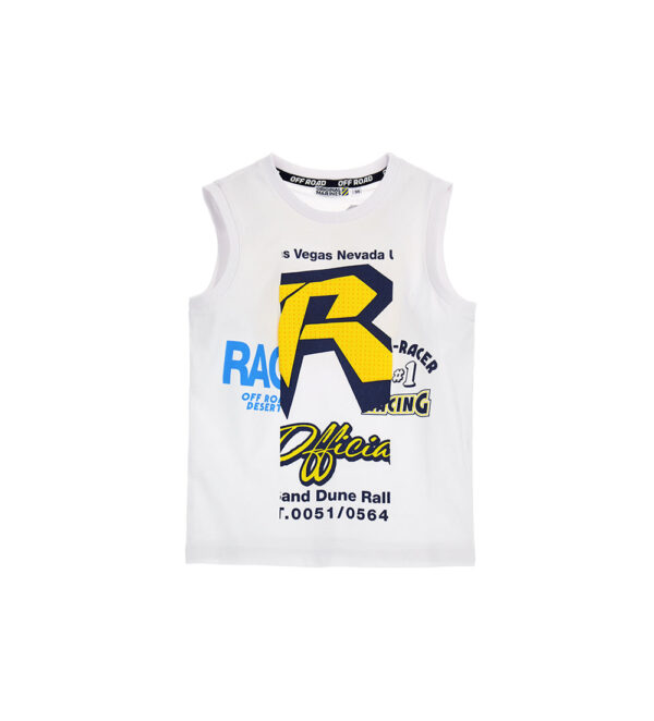 Off road boy cotton tank top 3