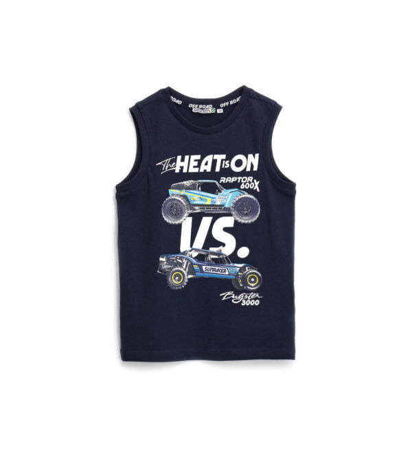 Off Road Boy Cotton Tank Top