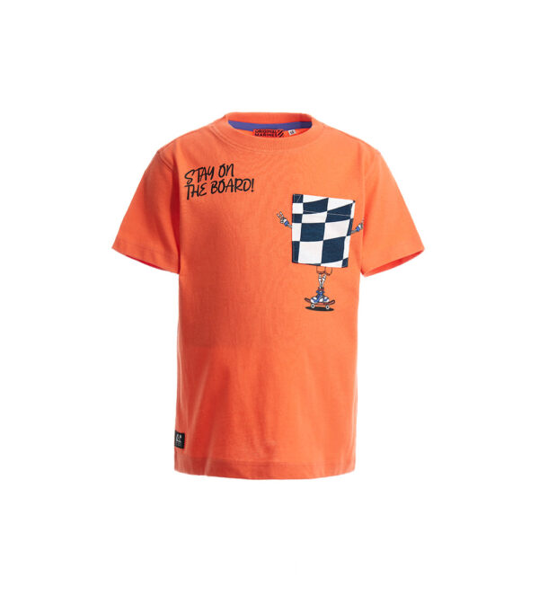 Stay on board boy short sleeve t-shirt 11