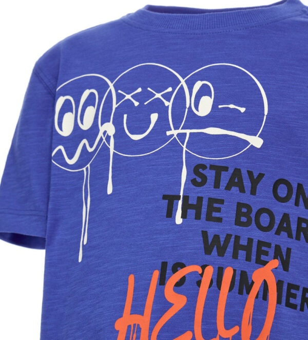 Stay on board boy flame cotton t-shirt 1 – Image 4