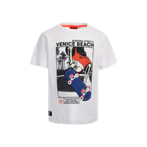 Stay on board boy flame cotton t-shirt 2