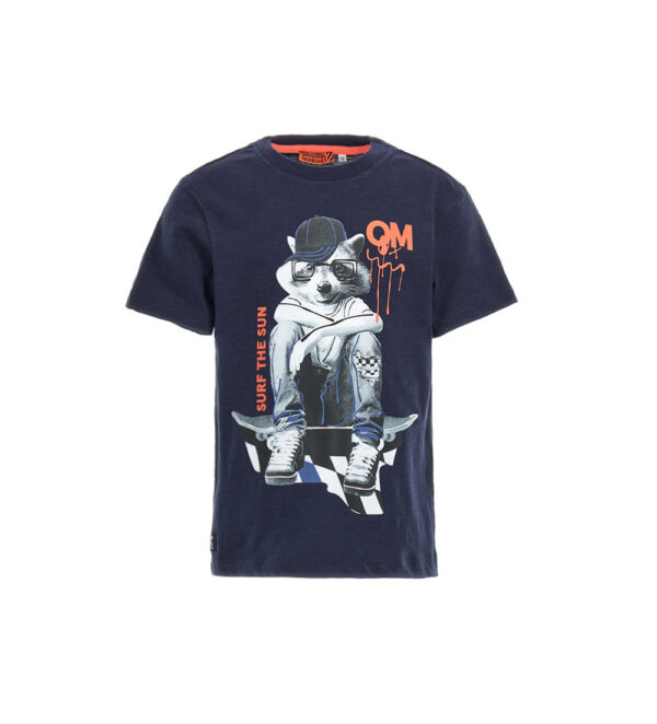 Stay On Board Boy Flame Cotton T-Shirt
