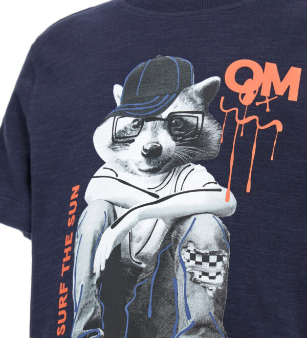Stay On Board Boy Flame Cotton T-Shirt – Image 4