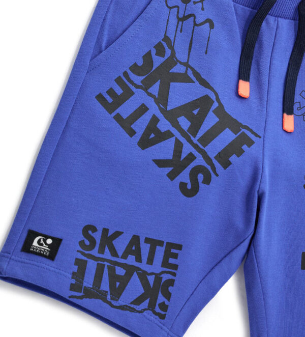Stay On Board Boy Cotton Sweatshirt Bermuda – Image 3