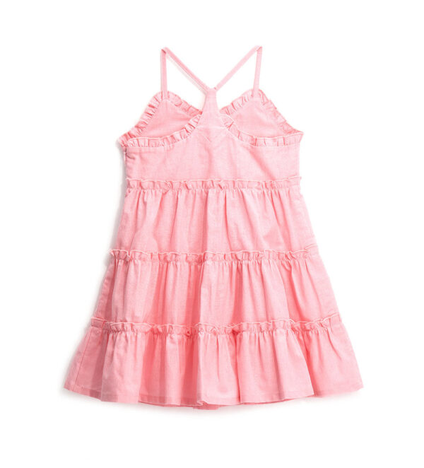 Boho Picnic Girl Linen Blend Dress – Image 7