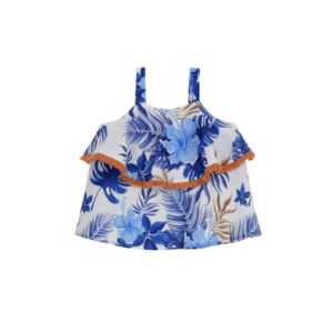 Romantic Day Girl Blouse With Straps