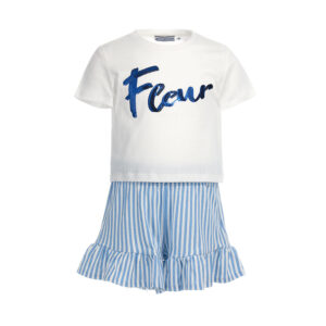 Romantic day girl t-shirt and short set 4