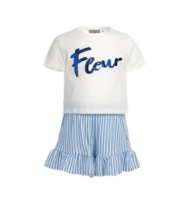 Romantic day girl t-shirt and short set 4