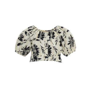 Ethno Hippy Chic Girl Short Top In Cotton