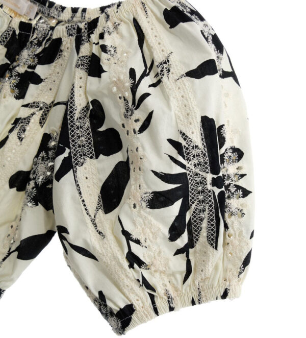 Ethno Hippy Chic Girl Short Top In Cotton – Image 3