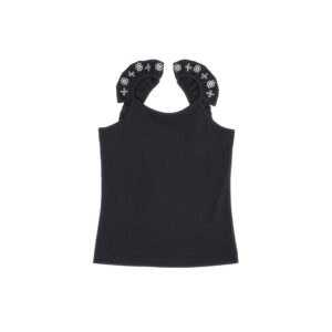 Ethno Hippy Chic Girl Ruffled Tank Top