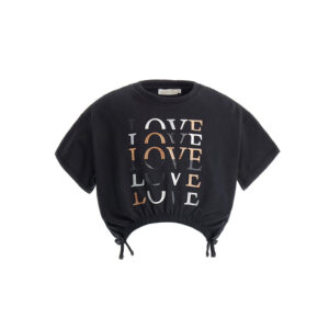Ethno hippy chic girl t-shirt with glitter 2