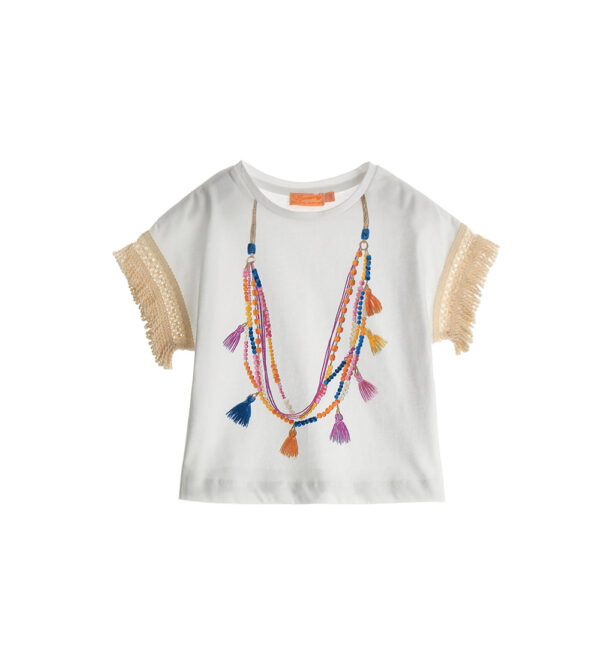 Boho Picnic Girl T-Shirt With Glitter 1 – Image 5