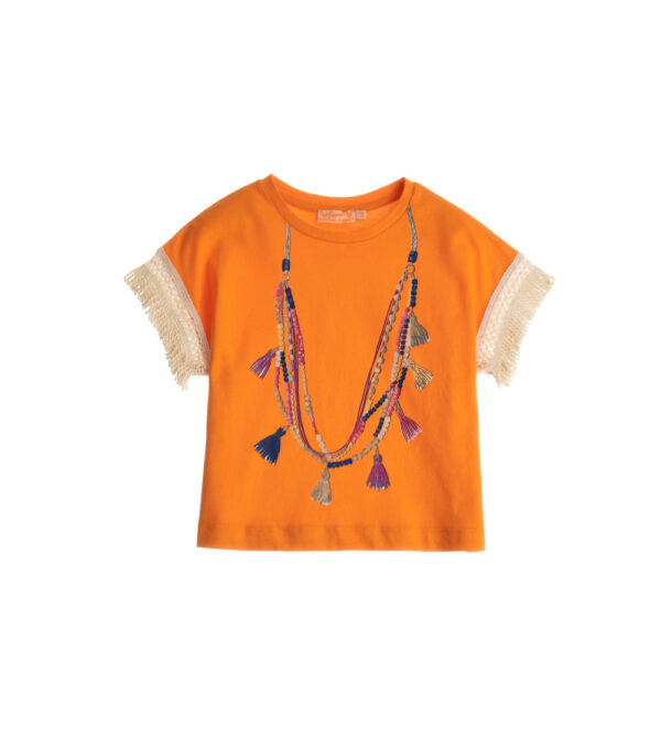 Boho Picnic Girl T-Shirt With Glitter 1