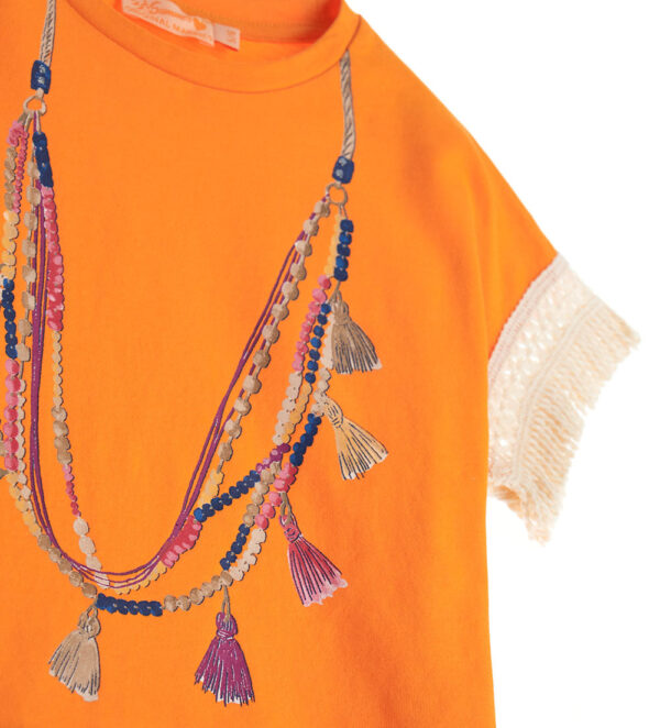 Boho Picnic Girl T-Shirt With Glitter 1 – Image 2