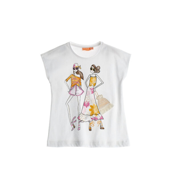 Boho Picnic Girl T-Shirt With Glitter 2 – Image 4