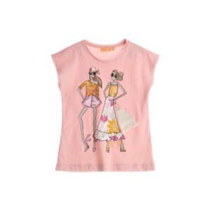 Boho Picnic Girl T-Shirt With Glitter 2