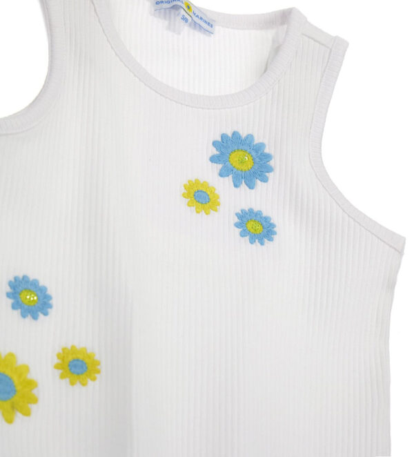Bright summer girl ribbed top – Image 3