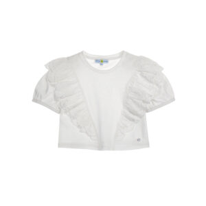Bright Summer Girl T-Shirt With Ruffles