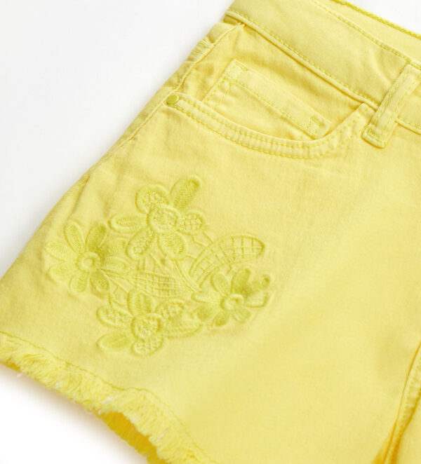 Bright summer girl shorts with embroidery – Image 3