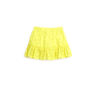 Bright Summer Girl Pants With Ruffle