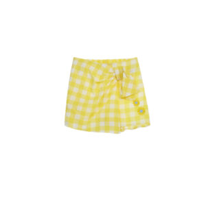 Bright Summer Girl Trousers Skirt With Flowers