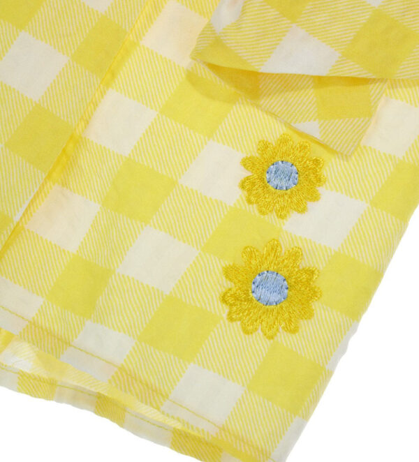 Bright Summer Girl Trousers Skirt With Flowers – Image 3