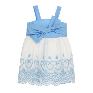 Bright Summer Girl Dress With Bow