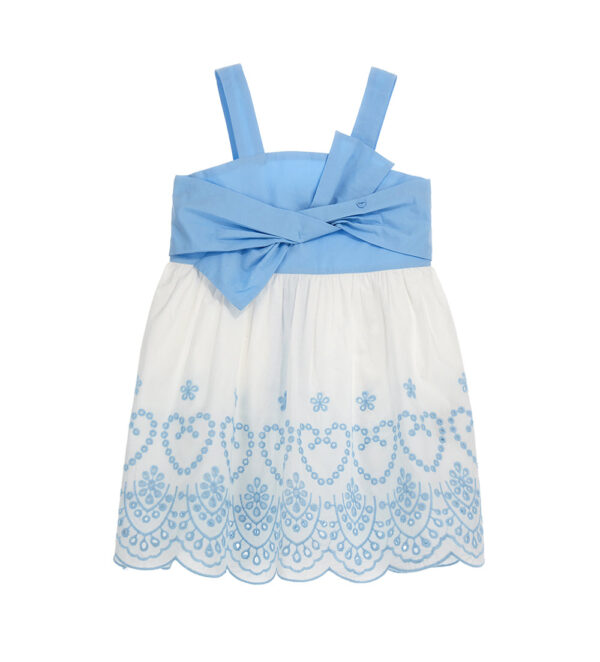 Bright Summer Girl Dress With Bow