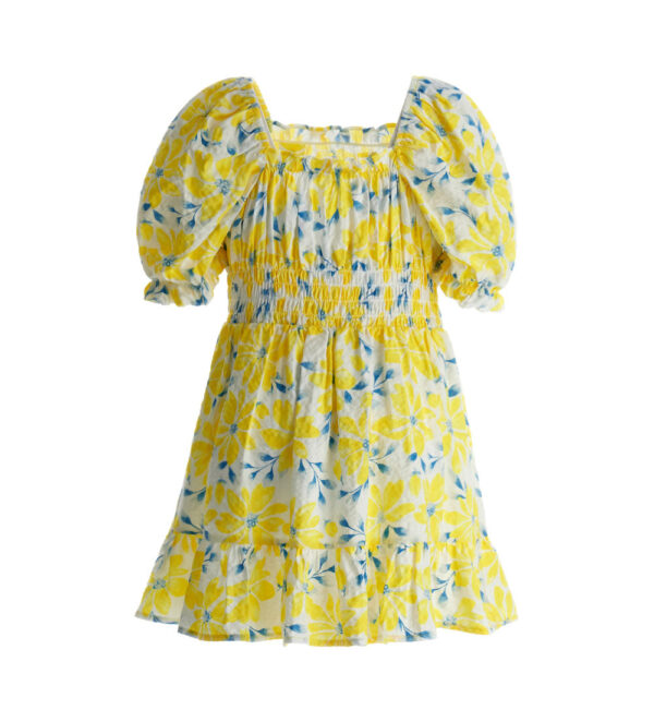 Bright Summer Girl Floral Dress