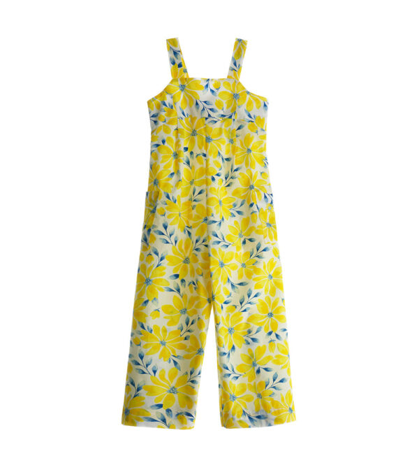 Bright Summer Girl Overalls With Print – Image 6