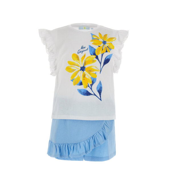 Bright summer girl t-shirt and pants set 1 – Image 3