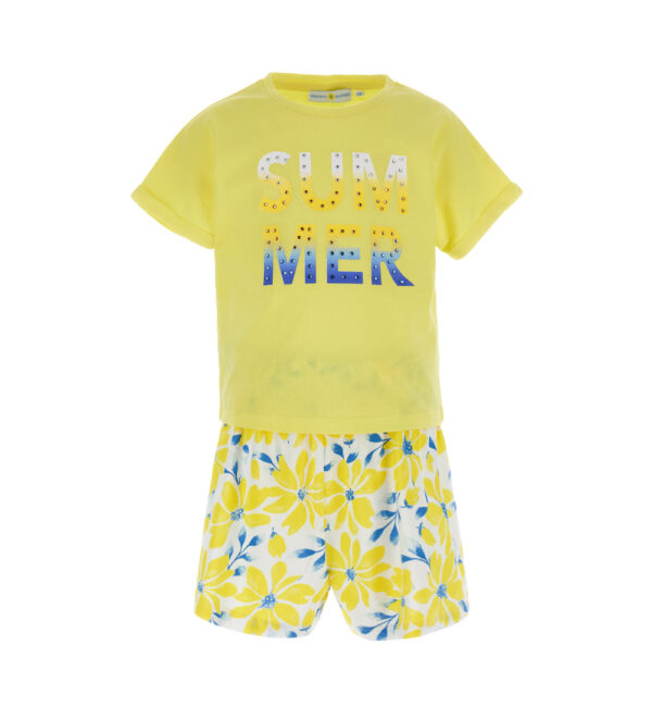 Bright summer girl t-shirt and pants set 2 – Image 4