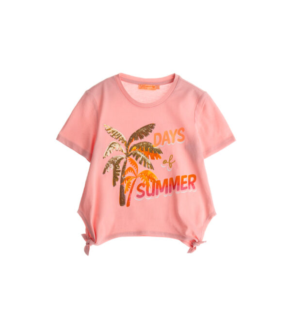 Boho picnic girl t-shirt with glitter 5