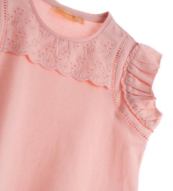 Boho Picnic Girl T-Shirt With Embroidery – Image 2