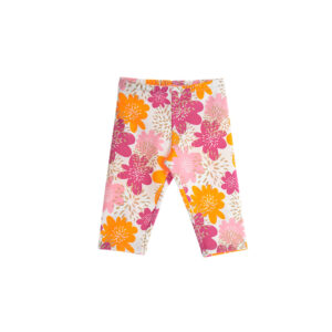 Boho picnic girl leggings with flowers