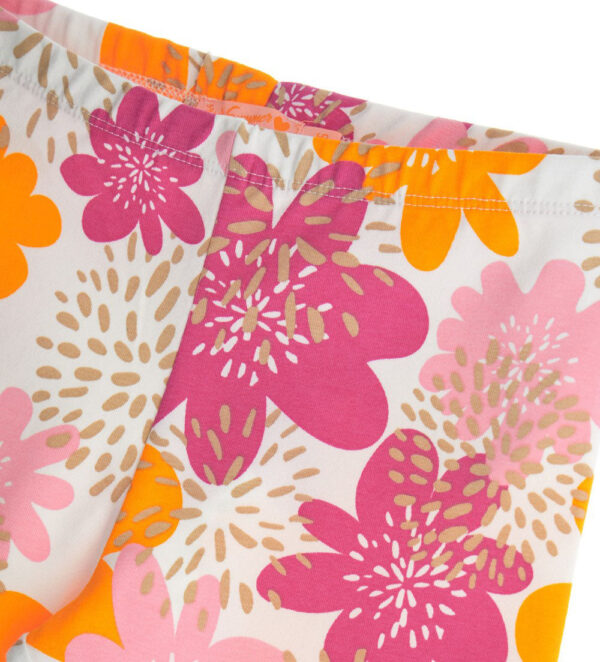 Boho picnic girl leggings with flowers – Image 2