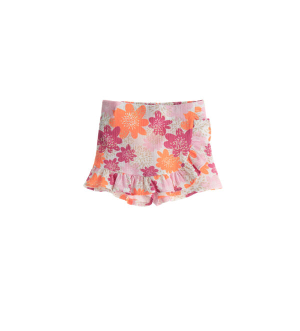 Boho Picnic Girl Trousers Skirt With Ruffles