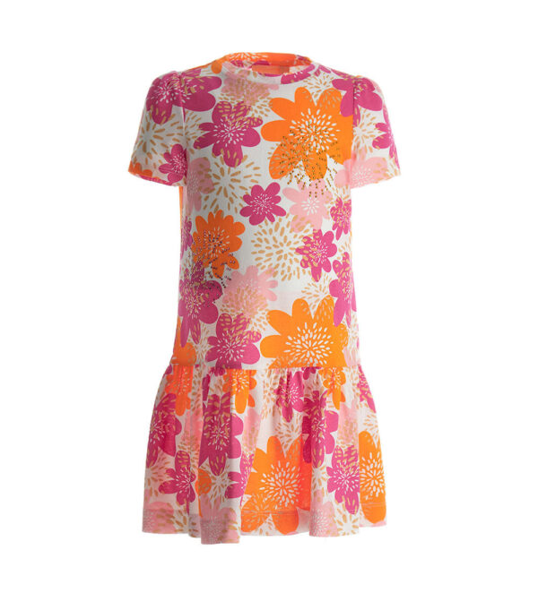 Boho picnic girl dress with studs