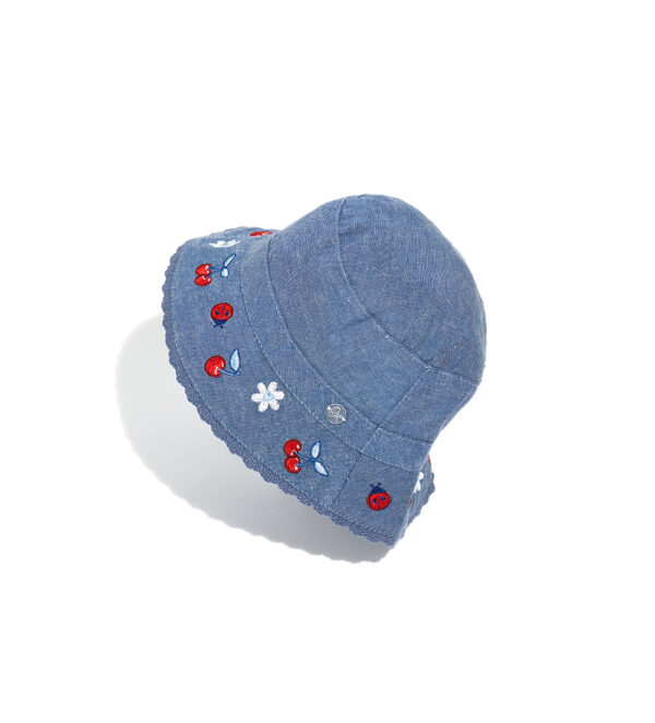 Basico spring baby girl denim hat – Image 4