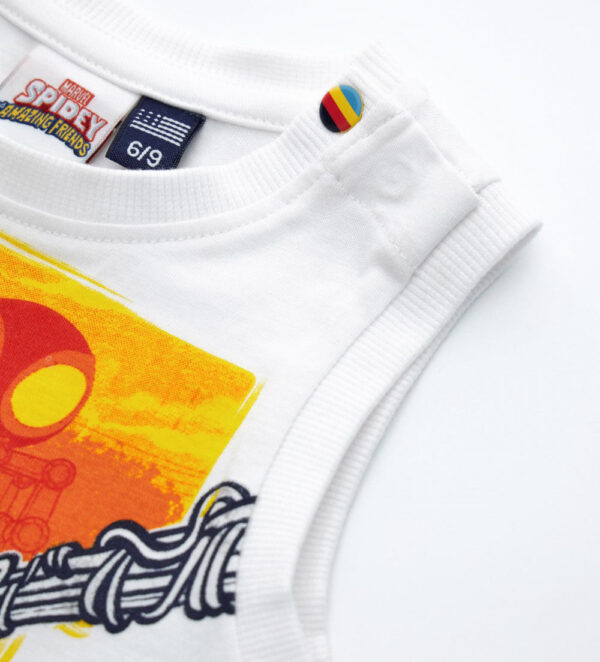 Bahia match baby boy marvel tank top – Image 4
